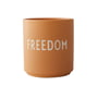 Design Letters - AJ Favourite Tasse en porcelaine, Freedom / orange