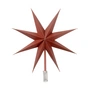 Broste Copenhagen - Top Star Pointe pour arbre de Noël, Ø 30 cm, pompeian red