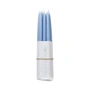 Broste Copenhagen - Tapers Bougie pointue trempée, Ø 1,2 cm, plein air light blue (set de 10)