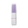 Broste Copenhagen - Tapers Bougie pointue trempée, Ø 1,2 cm, orchid light purple (set de 10)