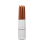 Broste Copenhagen - Tapers Bougie pointue trempée, Ø 1,2 cm, terracotta (set de 10)