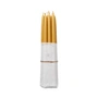 Broste Copenhagen - Tapers Bougie pointue trempée, Ø 1,2 cm, golden yellow (set de 10)