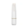 Broste Copenhagen - Tapers Bougie pointue trempée, Ø 1,2 cm, pure white (set de 10)