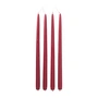 Broste Copenhagen - Bougie trempé, Ø 2,2 cm, truly red (set de 4)