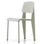 Vitra - Prouvé Standard SP Chair , Gris Vermeer (lisse) / warmgrey, patins en feutre (sol dur)