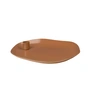 Broste Copenhagen - Mie Plateau pour bougies, 25 x 25 x 3 cm, caramel brown