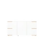 Tojo - Stau Sideboard low, 150 x 75 cm, blanc