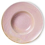 HKliving - Chef Ceramics Assiette à pâtes, Ø 28 cm, rustic pink