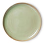 HKliving - Chef Ceramics Assiette, Ø 26 cm, moss green