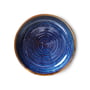 HKliving - Chef Ceramics Assiette creuse, Ø 21,5 cm, rustic blue