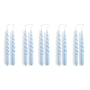 Hay - Spiral Bougies bâton mini, H 14 cm, bleu clair (set de 10)