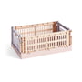 Hay - Colour Crate Mix Panier S, 26,5 x 17 cm, powder, recycled