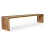 HKliving - Slatted Banc 180 cm, teck naturel