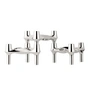 Stoff Nagel - BMF Bougeoir, set de 3, chromé