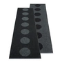 Pappelina - Vera Tapis réversible 2. 0, 70 x 280 cm, black / black métallisé