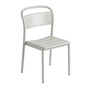 Muuto - Linear Steel Side Chair Outdoor, gris