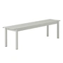 Muuto - Linear Steel Banc Outdoor, 170 cm, gris
