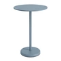 Muuto - Linear Steel Table de bistrot Outdoor, Ø 70 x H 105 cm, bleu clair