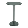 Muuto - Linear Steel Table de bistrot Outdoor, Ø 70 x H 105 cm, vert foncé