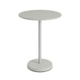 Muuto - Linear Steel Table de bistrot Outdoor, Ø 70 x H 95 cm, grise