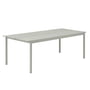 Muuto - Linear Steel Outdoor Table de jardin, 220 x 90 cm, grise