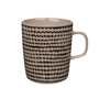 Marimekko - Oiva Siirtolapuutarha Gobelet avec anse 250 ml, terra / noir