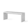 Audo - Plinth Table basse Bridge, carrara