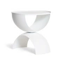 Frederik Roijé - Bow Bow Table d'appoint, Ø 40 x 40 cm, blanc