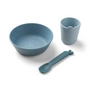 Done by Deer - Kiddish First Meal Set de vaisselle, bleu