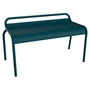 Fermob - Luxembourg Banc de jardin sans dossier 90 cm, bleu acapulco