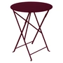 Fermob - Bistro Table pliante Ø 60 cm, cerisier noir