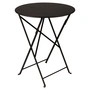 Fermob - Bistro Table pliante Ø 60 cm, réglisse