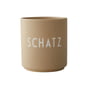 Design Letters - AJ Favourite Tasse en porcelaine, Schatz / beige