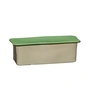 Hübsch Interior - Amare Organizer de bureau small, sable / vert