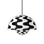& Tradition - FlowerPot Lampe suspendue VP7, noir / blanc