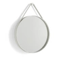 HAY - Strap Mirror No. 2, Ø 50 cm, gris clair