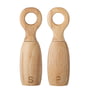 Bloomingville - Martim Moulin à sel et à poivre, naturel (lot de 2)