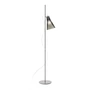 Kartell - K-Lux Lampadaire, diffuseur gris fumé / structure grise
