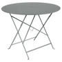 Fermob - Bistro Table pliante, ronde, Ø 96 cm, gris lapilli