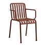 HAY - Palissade Chaise avec accoudoirs, iron red