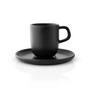 Eva Solo - Nordic Kitchen Tasse avec soucoupe 6,5 cl, noir