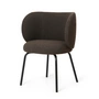 Ferm Living - Rico Dining Chair, gris foncé (Kvadrat Hallingdal - 376)