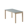 Muuto - Couple Table basse, 84 x 40 cm, 1 Wavy, chêne / pale blue