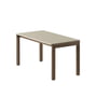 Muuto - Couple Table basse, 84 x 40 cm, 1 Wavy, chêne huilé foncé / sable