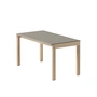 Muuto - Couple Table basse, 84 x 40 cm, 1 Wavy, chêne / taupe