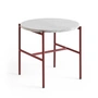 HAY - Rebar Table d'appoint Ø 45 x H 40,5 cm, marbre gris / barn red