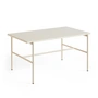 HAY - Rebar Table d'appoint rectangulaire, marbre beige / albâtre