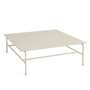 HAY - Rebar Coffee Table, 100 x 104 cm, marbre beige / albâtre