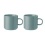 Stelton - Tasse à café, dusty green (set de 2)