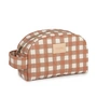 Nobodinoz - Hyde Park Trousse de toilette, terracotta checks